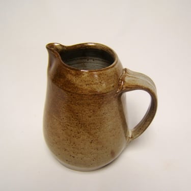 handmade pitcher, ceramic pitcher, stoneware pitcher, blue, cottage chic, shabby chic, coastal 