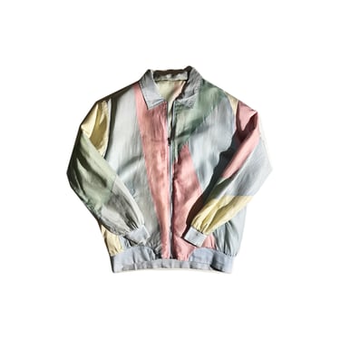 Vintage Silk Jacket Pastels EPIC