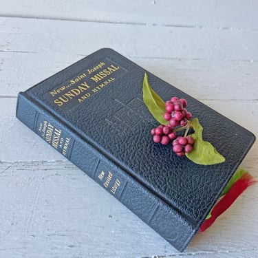 Vintage 1966 New St. Joseph Sunday Missal And Hymnal // Vintage Religious Book, Vintage Bible // Perfect Gift 