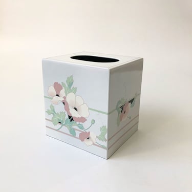 Vintage 1980s Lacquerware Tissue Box Cover by Andre Richard 