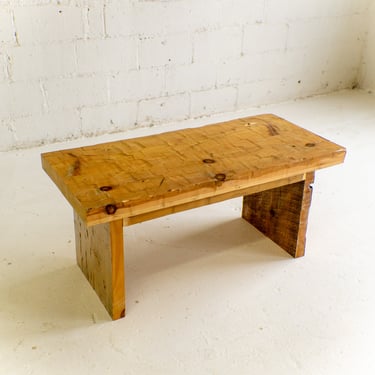 Hand Hewn Beam Coffee Table No. 2