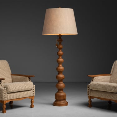 Bobbin Lamp / Armchairs