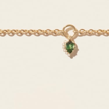 Sun N°1 Necklace - Green Tourmaline