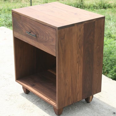 ZCustom Bey, BT110Bb Cherry Bedside Cabinet, 1 Drawer, 22"x18"x26"; BT010p, cherry 26" tall, top 12" cubby and drawer, - natural color 