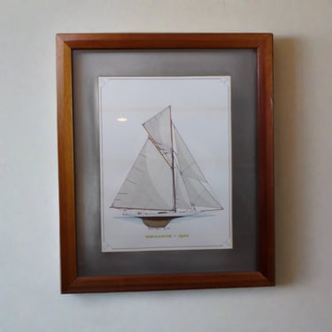 # Howard Rogers Framed Ship Art - Reliance 1903