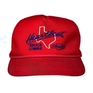 Vintage 80s/90s Chevrolet “Heartbeat Of America” Texas Dealership SnapBack Hat Cap 