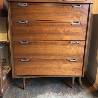 Mid-Century Modern Tall Dresser 