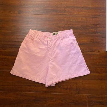 Vintage 1990’s Light Pink Denim Shorts 