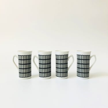 Mid Century Del Monte Demitasse Mugs / Set of 4 