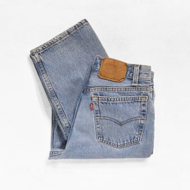 Vintage Levi's 701 Jeans W28 Tag, 25 Waist, 1990s Made in USA, 100% Cotton Denim, Button Fly 
