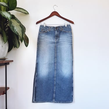 Vintage Lucky Brand Long Jean Skirt - Size 2 