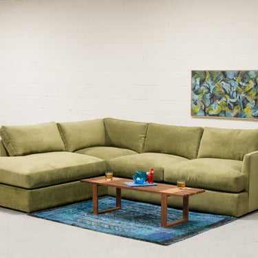 Michonne Sofa in Olive Green