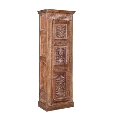 Tall Teak Cabinet single door from Terra Nova Furniture Los Angeles 