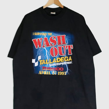 Vintage 1997 Talladega Speedway 'Wash Out' TShirt Sz 2XL