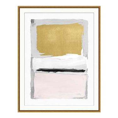Pink and Gold 2 Abstract Wall Art 35.75x45.75