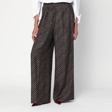 Dries Van Noten Palazzo Pants With A Pattern Women