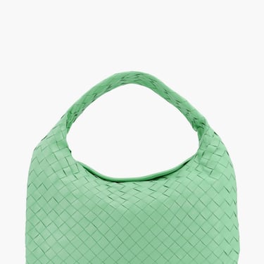 Bottega Veneta Woman Small Hop Woman Green Shoulder Bags