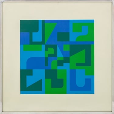 Norman Ives &quot;Y-I3&quot; Serigraph, 1970