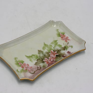 vintage dresser tray hand painted 