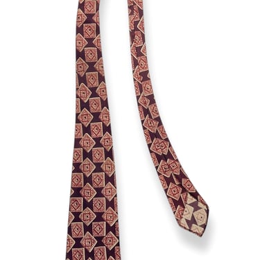 店舗良い Vintage 1930s/1940s VAN HEUSEN Native American Print 100 小物