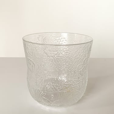 MCM Flora &amp; Fauna Glass Vase Bowl by Oiva Toikka