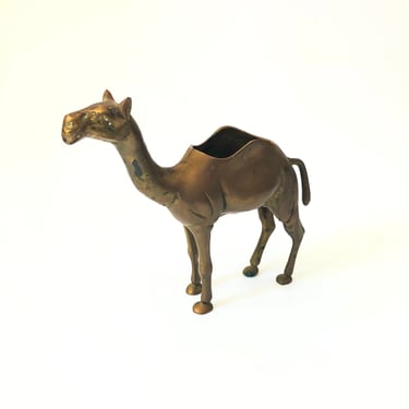 Brass Camel Planter 