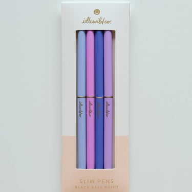 Slim Pen Violets, Set of Four