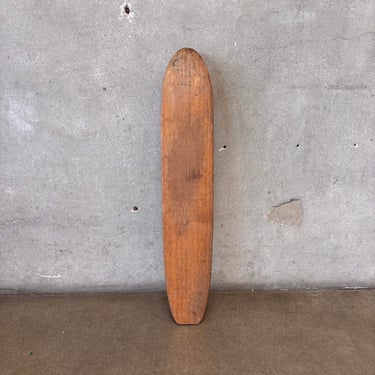 Vintage 1960s Nose Rider Wooden Skateboard