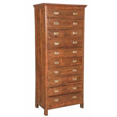 Teak Chest with 10 Drawers