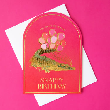 You Croc My World Birthday Card