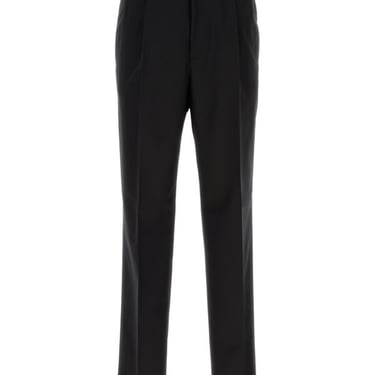 Fendi Men Black Wool Pant