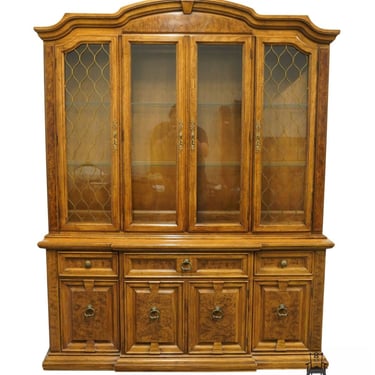 THOMASVILLE FURNITURE Corinthian Collection Grecian European 68" Buffet w. Lighted Display China Cabinet 14021-330 / 10521-130 
