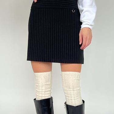 Pinstripe Miniskirt (M)