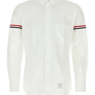 Thom Browne Man White Piquet Shirt