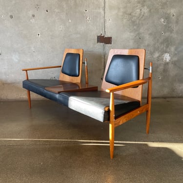 Mid Century Modern Bench / Settee by Selrite
