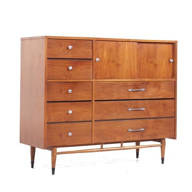 Lane Acclaim Magna Mid Century Walnut Dresser - mcm 