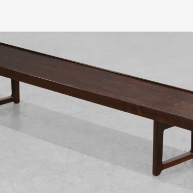 Rosewood Krobo Bench by Torbjorn Afdal