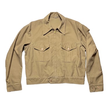 Vintage 1940s HERCULES Mountain Cloth Jacket ~ M to L ~ Work 
