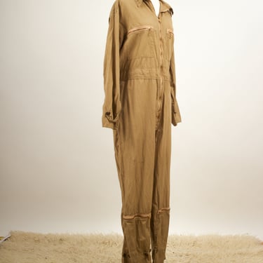 1940s flight suit original with all original buttons