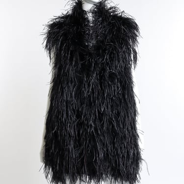 Ostrich Feather Vest