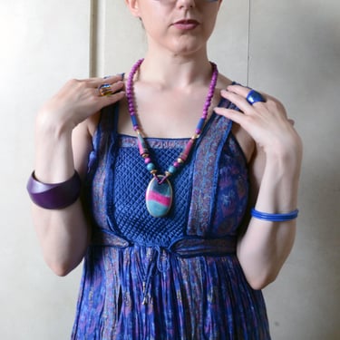 Blue & Purple Summer Dress 