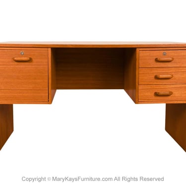 Mid-Century Danish Teak Desk 