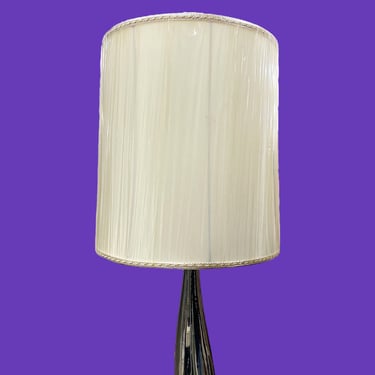 Vintage Stiffel Barrel Lampshade Retro 1960s Mid Century Modern + Wrapped in Plastic + White Fabric + Woven Gold Trim + MCM Shade + Lighting 