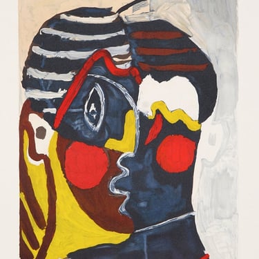 Figure (Paulo en Costume d'Arlequin), Pablo Picasso (After), Marina Picasso Estate Lithograph Collection 