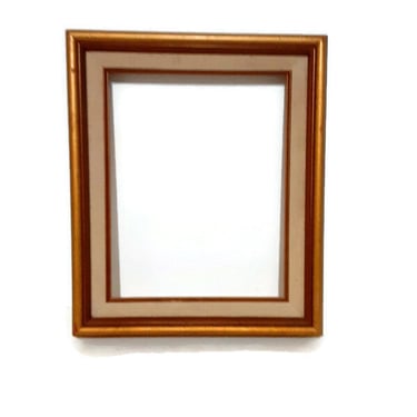 Gold Bronze Gilt Picture Frame Linen Liner - Hand Made In Made In Mexico