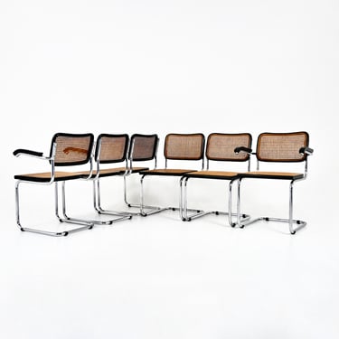 Dining Chairs Style B32 by Marcel Breuer, Set of 6 