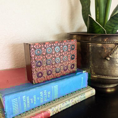 Handcrafted Carved Polish Wooden Trinket Box 