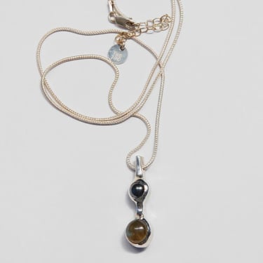 Tiro Tiro Soror Necklace - Labradorite/Hematite on Garmentory