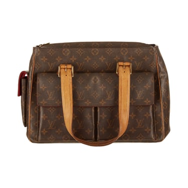 Louis Vuitton Brown Monogram Pocket Shoulder Bag