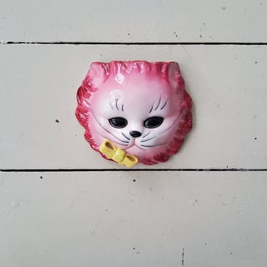 Grumpy Cat Vintage Ceramic Wall Pocket Vase 